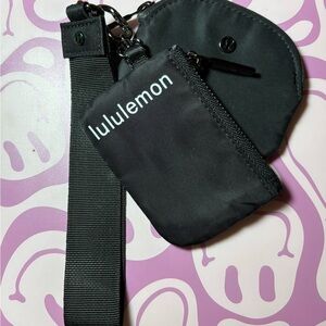 lululemon athletica Black Key & Card Holder Set